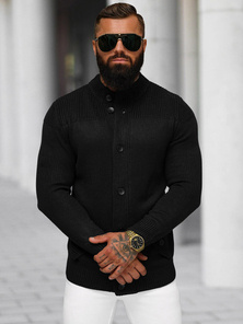 Pánský Svetr Černý OZONEE NB/MM6011/4Z