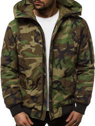 Pánská Bunda camo Maskáčové-Zelená OZONEE JS/2019005