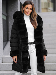 Dámská Bunda Černá OZONEE JS/5M3156/392