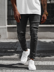 Pánské Džíny Černé OZONEE NB/MP0025N