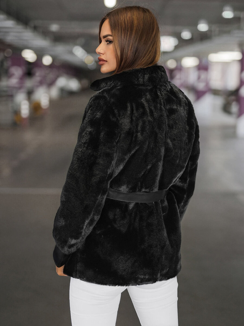 Dámská Bunda Černá OZONEE JS/11Z8075Z