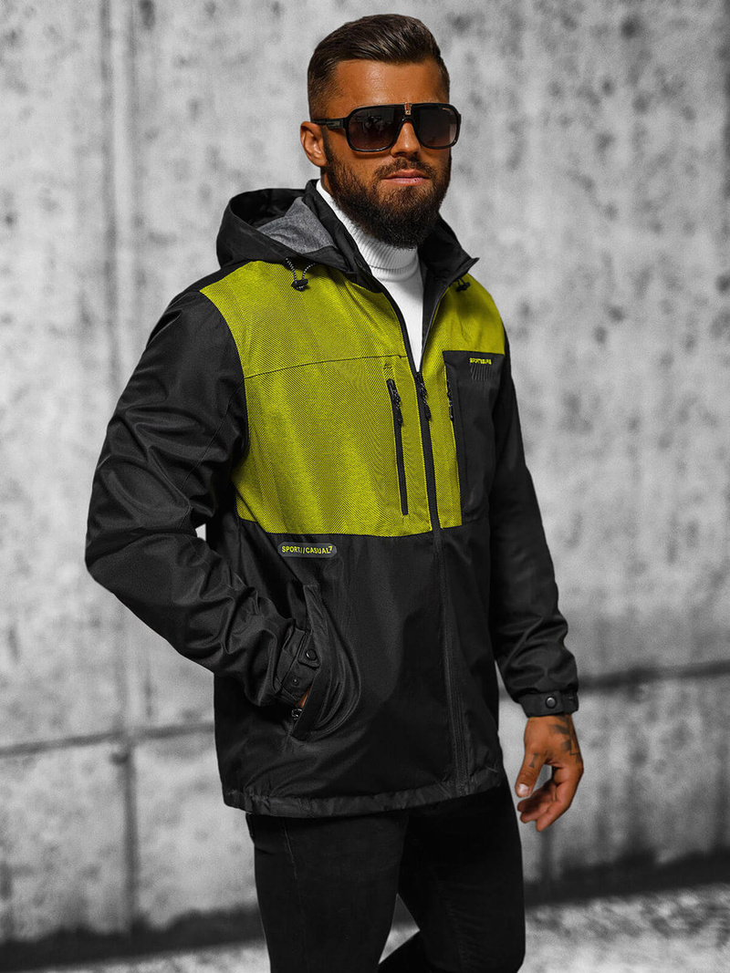 Pánská Bunda Černá OZONEE JS/22M311/392