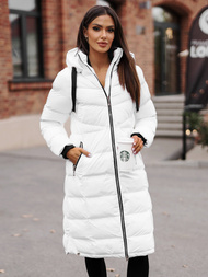 Dámská Bunda Bílá OZONEE JS/M736/281Z