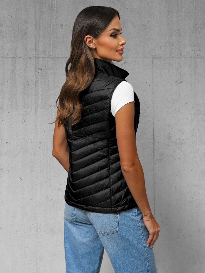 Dámská vesta černá OZONEE JS/16M9063/392