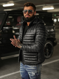 Pánská Bunda Černá OZONEE JS/16M9336/392BZ