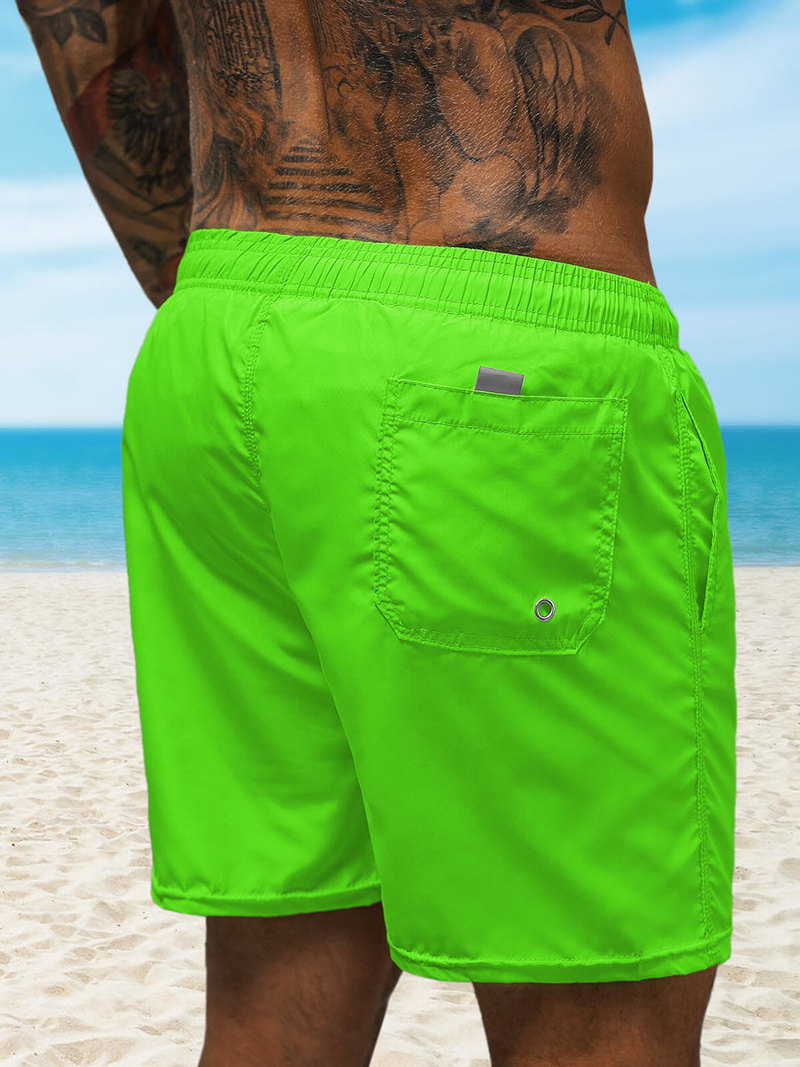 Pánské Koupací Šortky Zelené OZONEE JS/XL019/52