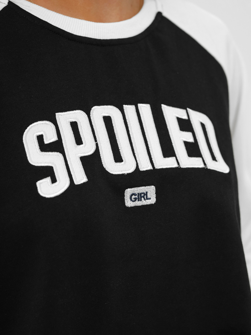 Dámská dvoudílná tepláková souprava černo-bílé OZONEE JS/M58631AB