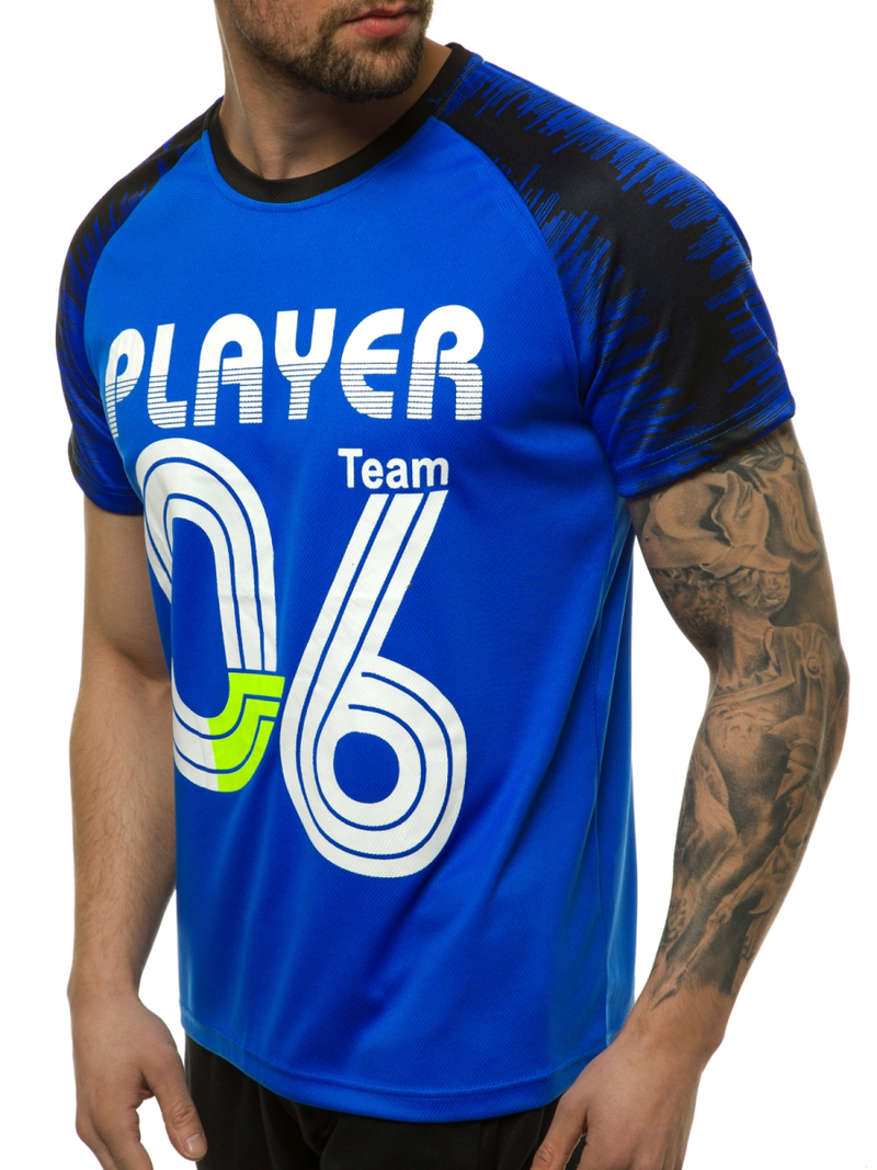 Pánské Tričko Modré OZONEE JS/KS2065