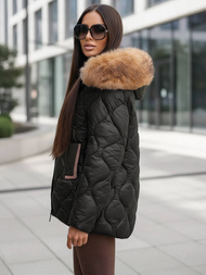 Dámská Bunda Černá OZONEE O/5M3226/392Z