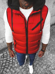 Pánská Vesta Červená OZONEE N/7126