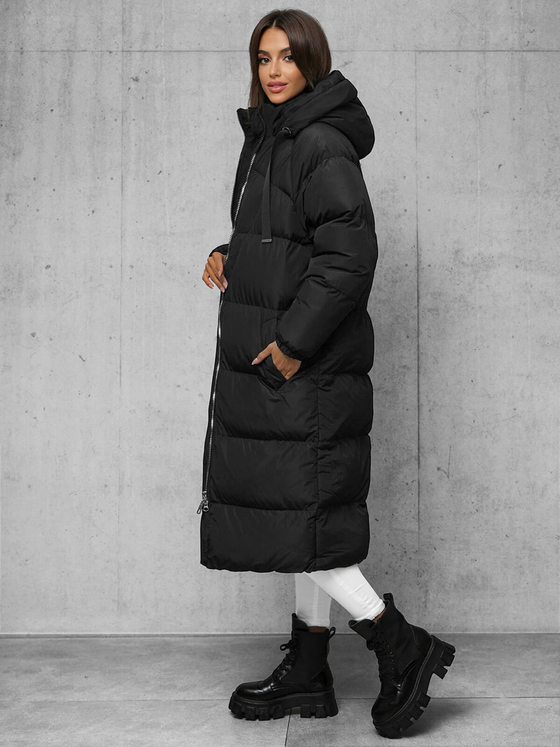 Dámská Bunda Černá OZONEE JS/5M3163/392Z