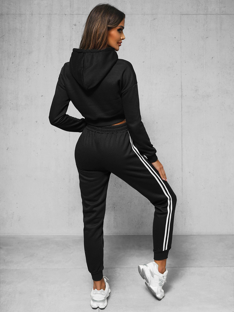 Dámská dvoudílná tepláková souprava Černá OZONEE JS/8C67/3