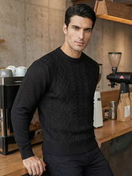 Pánský Svetr Černý OZONEE JS/59B3610/3