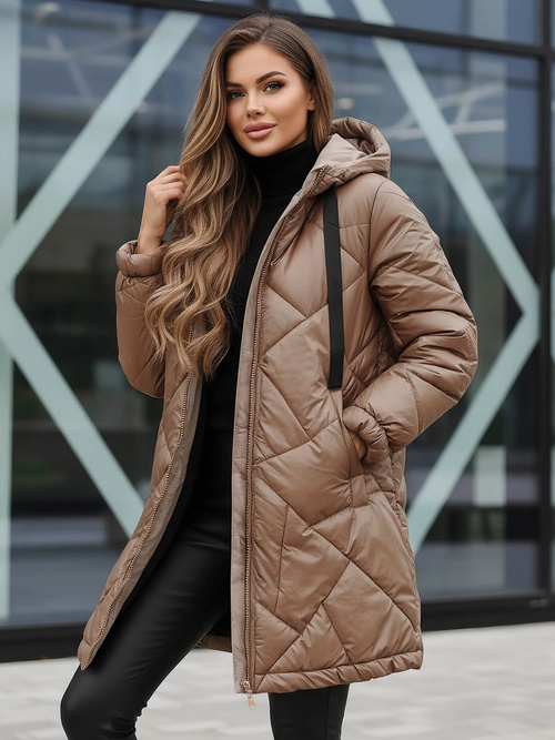 Dámská Bunda Camelová OZONEE JS/5M3189/84Z