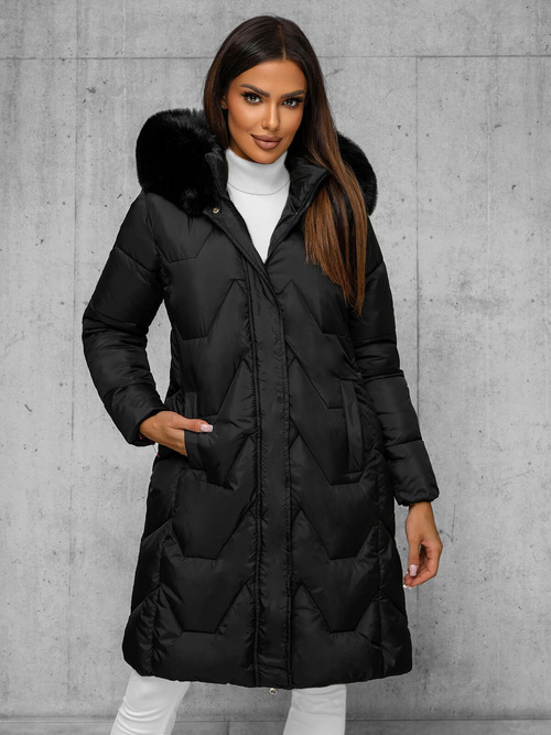 Dámská Bunda Černá OZONEE JS/16M9202/392Z