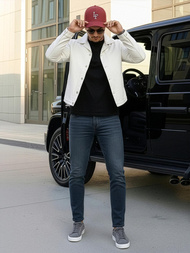 Pánské Džíny Tmavě-Modré OZONEE O/JK2895AZ