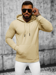 Pánská Mikina Béžová OZONEE O/TB2273