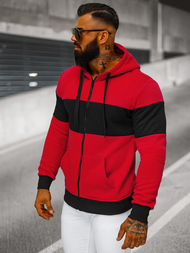 Pánská Mikina Červená OZONEE JS/8B1337/18