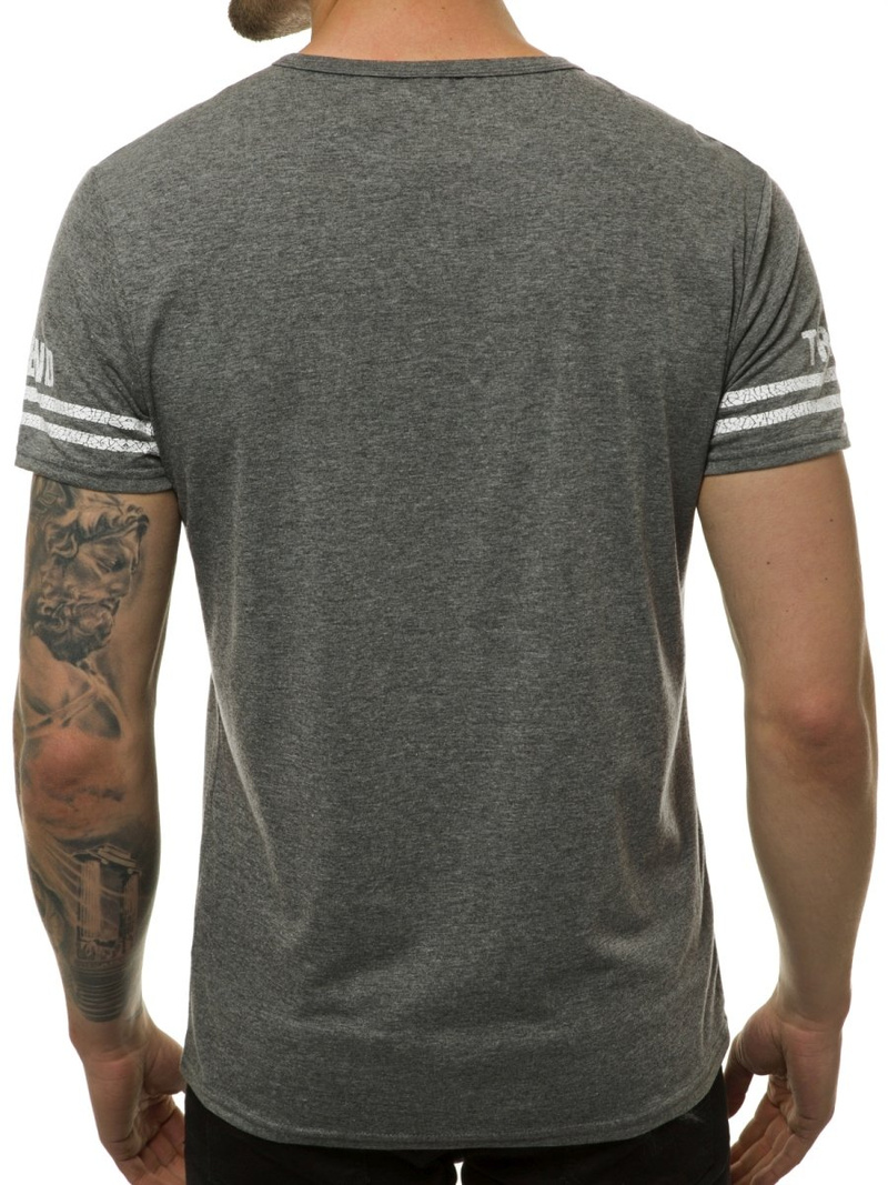 Pánské Tričko Grafitové OZONEE JS/SS10968
