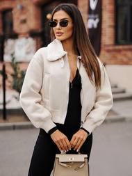 Dámská Bunda Ecru OZONEE O/81326