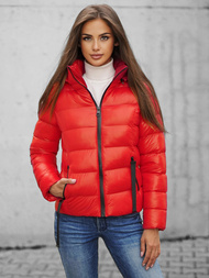 Dámská Bunda Červená OZONEE JS/M782/270Z
