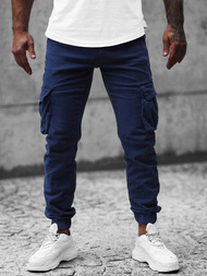 Pánské Kalhoty Jogger Námořnické Modré OZONEE NB/MP0105BS