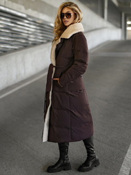 Dámská Bunda Čokoláda OZONEE JS/16M9168/158