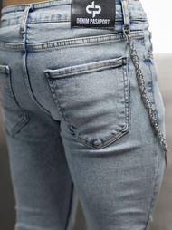 Pánské Džíny Světle-Modré OZONEE DP/175