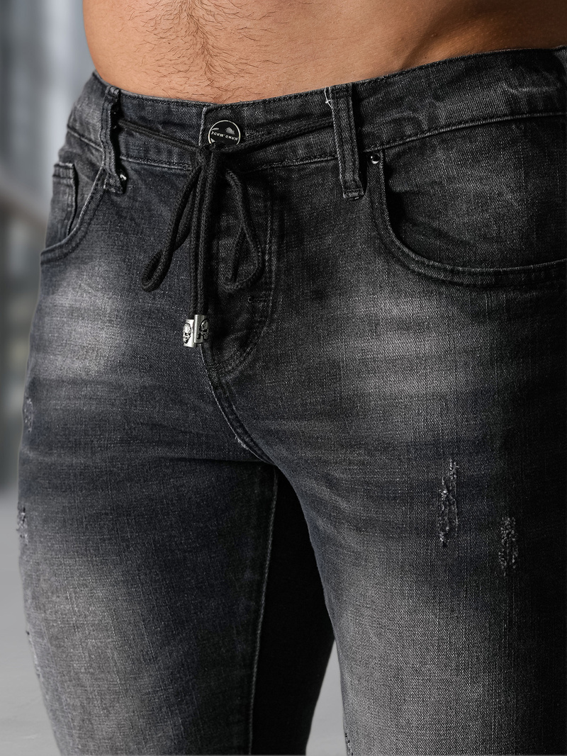 Pánské Džíny Černé OZONEE NB/MP0063/1NZ