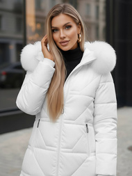 Dámská Bunda Bílá OZONEE JS/16M9099/281Z