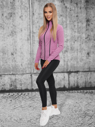 Dámská Mikina světle fialová OZONEE JS/YW06009/25Z