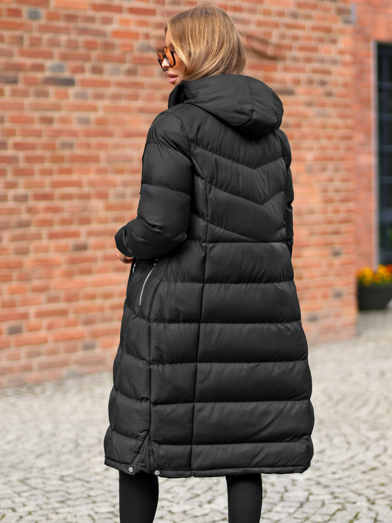 Dámská Bunda Černá OZONEE JS/M736/392Z