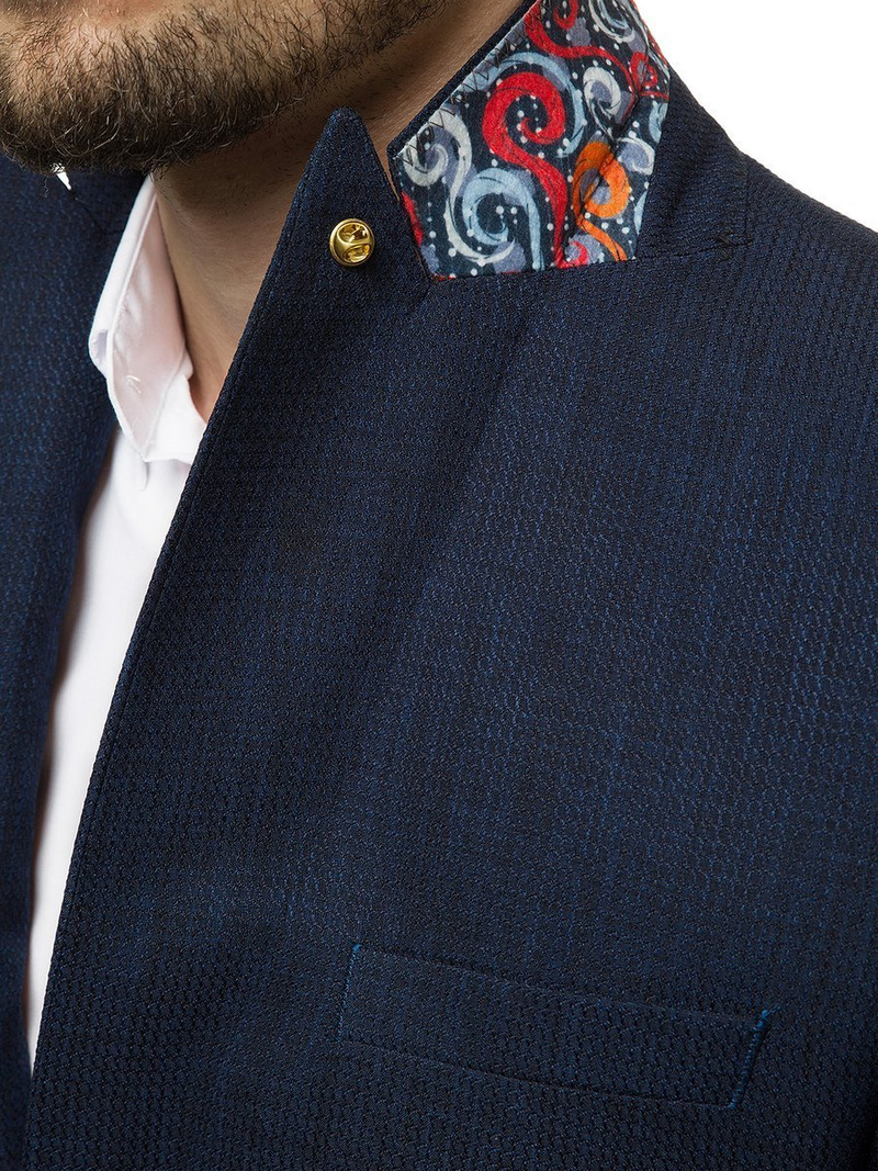 Pánské Sako Námořnická Modřá OZONEE H/28