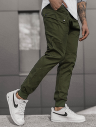 Pánské Kalhoty Jogger Khaki OZONEE O/11103