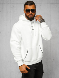 Mikina Bílá OZONEE O/SWE23013Z