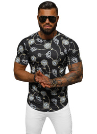 Pánské Tričko Černé OZONEE O/PT012