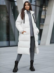 Dámská Bunda Bílá OZONEE JS/5M3163/281Z