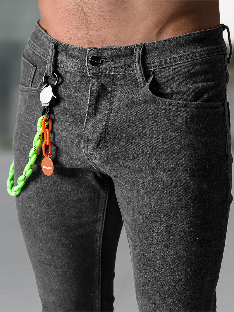 Pánské Džíny Grafitové OZONEE NB/MP0191G