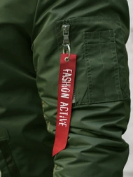 Pánská Bunda Zelená OZONEE O/X1026KZ