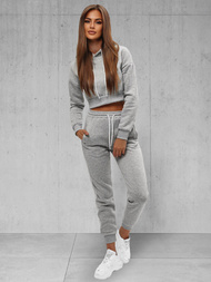 Dámská dvoudílná tepláková souprava Šedá OZONEE JS/8C67/2Z