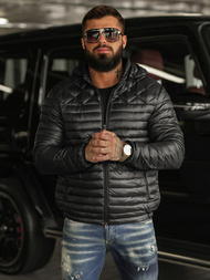 Pánská Bunda Černá OZONEE JS/16M9328/392BZ