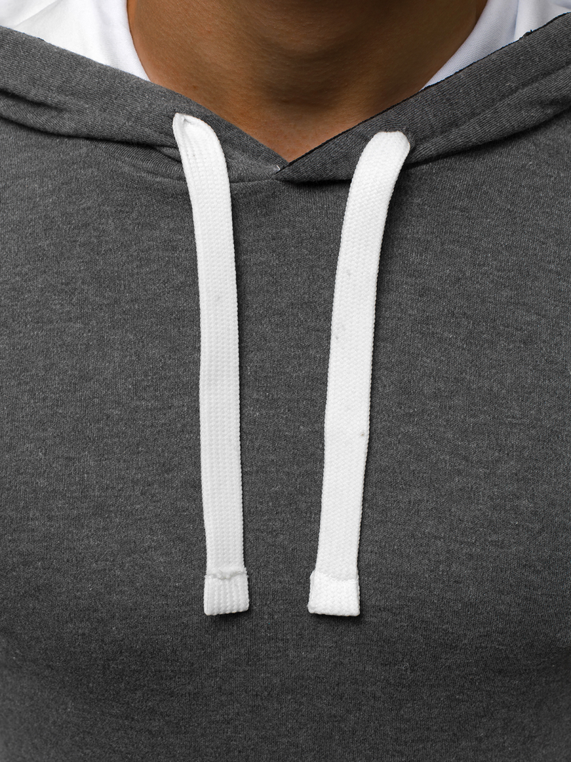 Pánské Tričko Tmavě-Šedý OZONEE O/1273Z