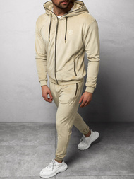 Pánská Tepláková Souprava Béžová OZONEE O/12128