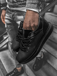 Pánské Sneakery Černé OZONEE CH/021