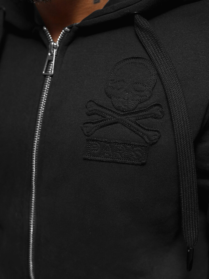 Pánská Mikina Černá OZONEE NB/MF2003