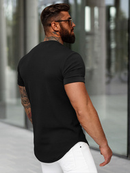 Pánské Tričko Černé OZONEE O/B1215