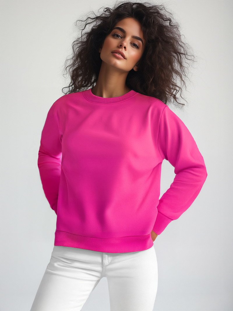 Dámská Mikina tmavě růžová OZONEE JS/W01Z