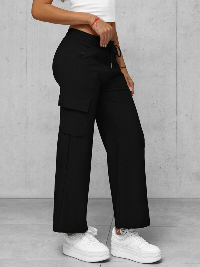 Dámské Kalhoty Černé OZONEE JS/92K515/3