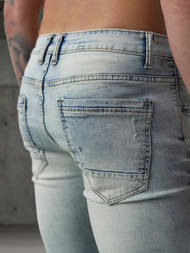 Pánské Džíny Světle-Modré OZONEE O/EM8889