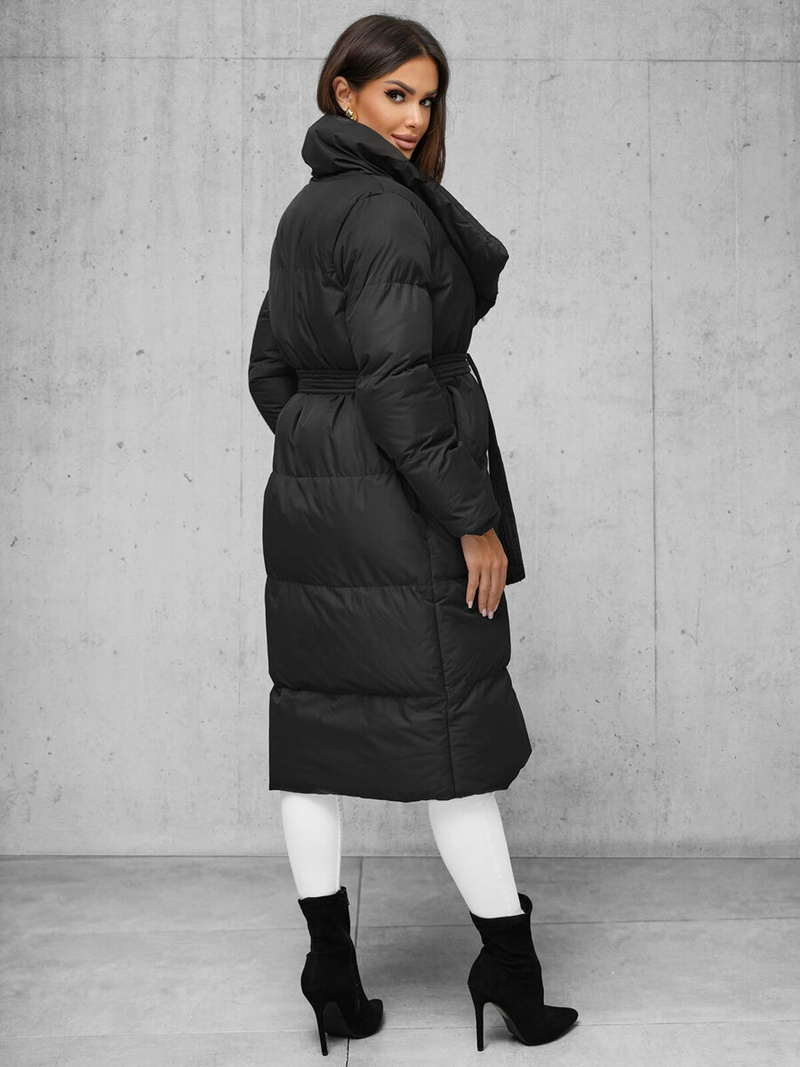 Dámská Bunda Černá OZONEE JS/M737/392Z